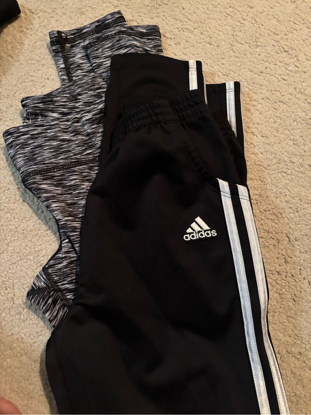 Adidas Kids Black Athletic Pants and Yoga pants set